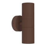 Eglo Applique Murale Tomelloso Extérieur Aluminium Rouille | Convient pour 2x GU10