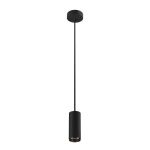 SLV Numinos Phase S Hanglamp Aluminium Zwart 10.42W 1020lm 24D - 930 Warm Wit | Beste Kleurweergave - Dimbaar 